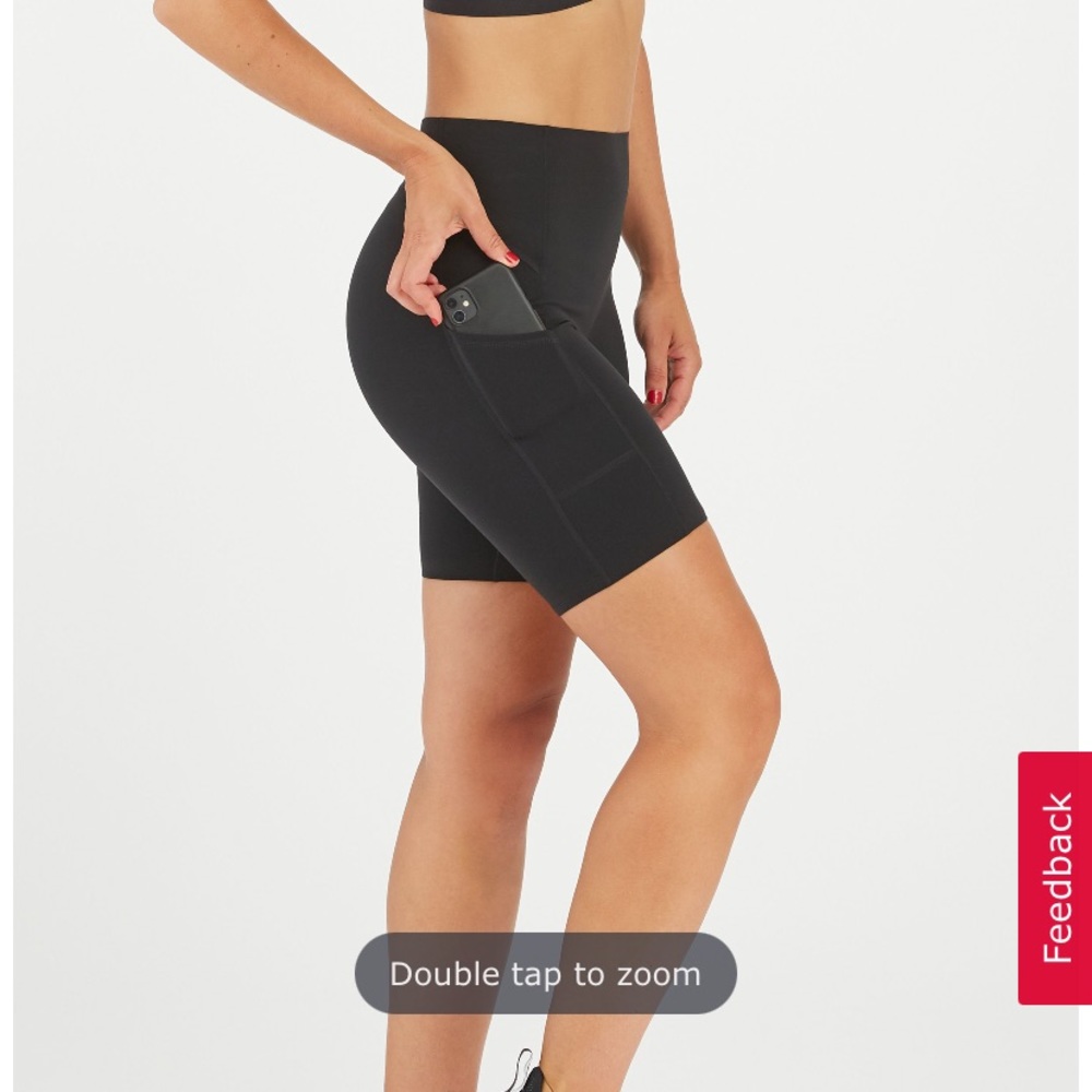 SPANX NWT Every.Wear Icon 7” Bike Short w/ pocket